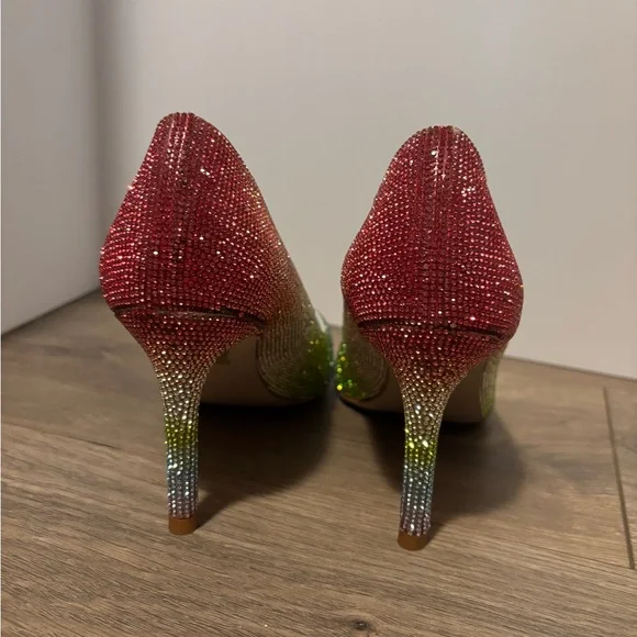 Jeffrey Campbell Rainbow Crystal Heels - Picture 9 of 15
